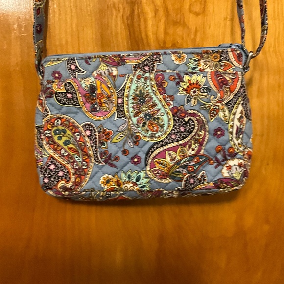 Vera Bradley RFID Little Hipster Crossbody Shoulder Bag  Provence Paisley - Picture 3 of 5